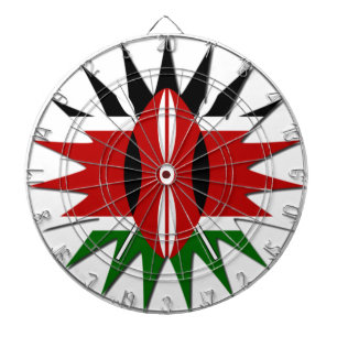Jeu De Fléchettes Un Motif kenyan dynamique : un art 18 étoiles