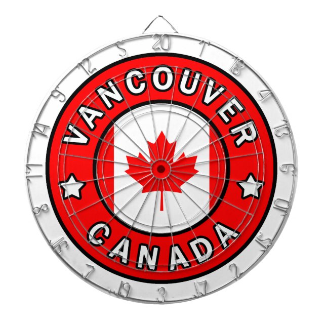 Jeu De Fléchettes Vancouver Canada (Devant)