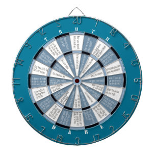 Jeu De Fléchettes Vérité ou Oser (pas de baiser) Bleu