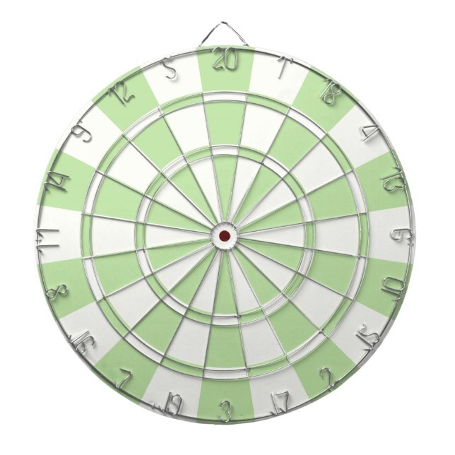 Jeu De Fléchettes Vert Clair Et Blanc (Devant)