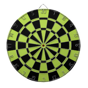Jeu De Fléchettes Vert et noir de chaux