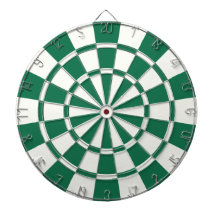 Vert Foncé Et Blanc