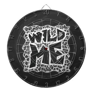 Jeu De Fléchettes Wild Me Leopard blanc et noir