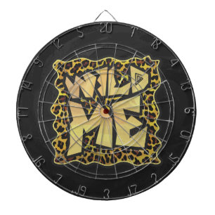 Jeu De Fléchettes Wild Me Leopard Brown et jaune