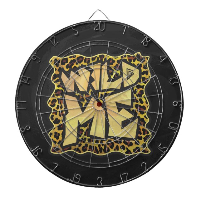 Jeu De Fléchettes Wild Me Leopard Brown et jaune (Devant)