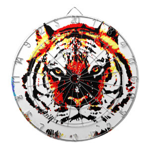 Jeu De Fléchettes Yeux de tigres sauvages