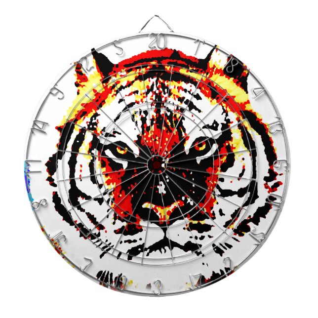 Jeu De Fléchettes Yeux de tigres sauvages (Devant)