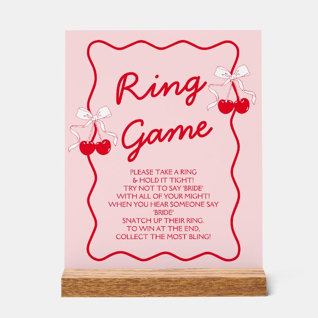 Jeu de l'anneau pour la soirée de douche nuptiale  (Créateur téléchargé)