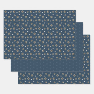 Jeu de papier d'enveloppement hiver Nouveau