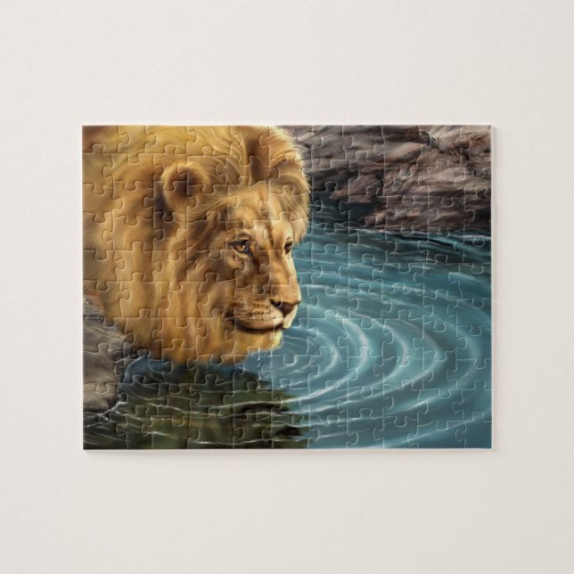 Jeu de puzzle Lion (Horizontal)