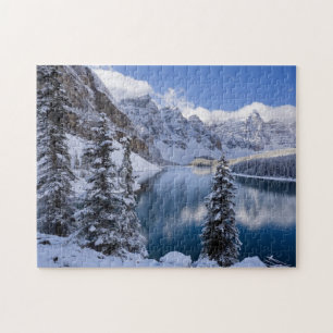 Jeu de Puzzle Montagnes d'Hiver
