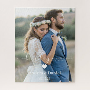 Jeu de puzzle photo personnalisé pour mariage