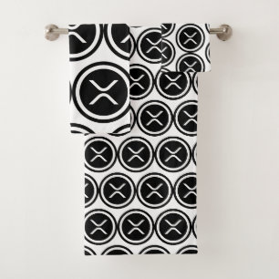 Jeu de serviettes de bain XRP Logo