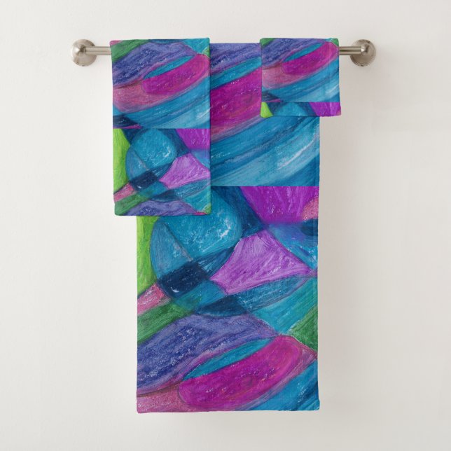 JEU DE SERVIETTES DE CONCEPTION motif (En situation)