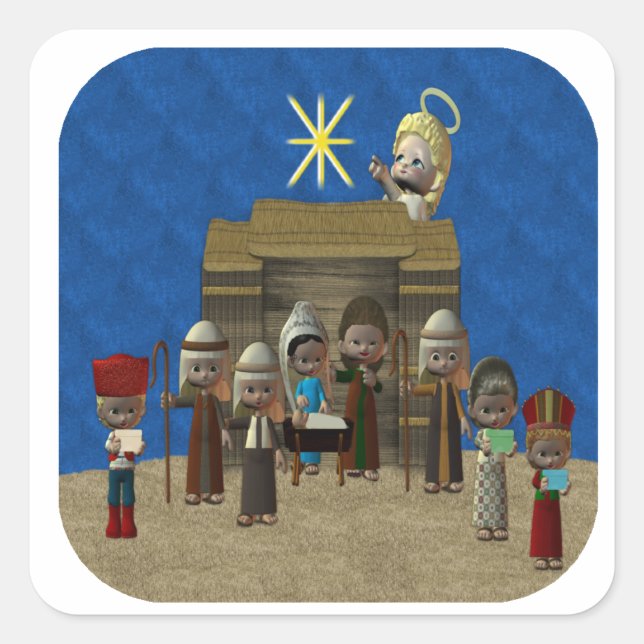 Jeu de stickers Nativité (Devant)