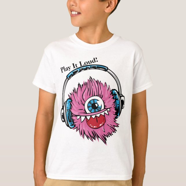 Jeu de T-shirt de la jeunesse il enfants bruyants (Devant)