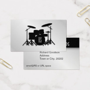 Jeu de tambour Monogramme Argent