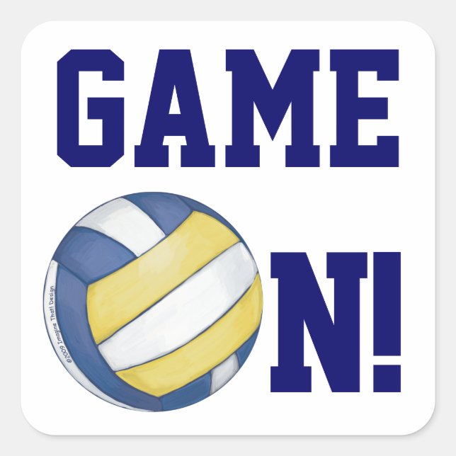 Jeu De Volley-Ball Sur Stickers (Devant)