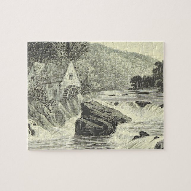 Jeu d'eau vintage, Cascades Puzzle Puzzle (Horizontal)