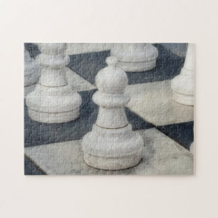 Jeu d'échecs de pion gros plan Puzzle Art