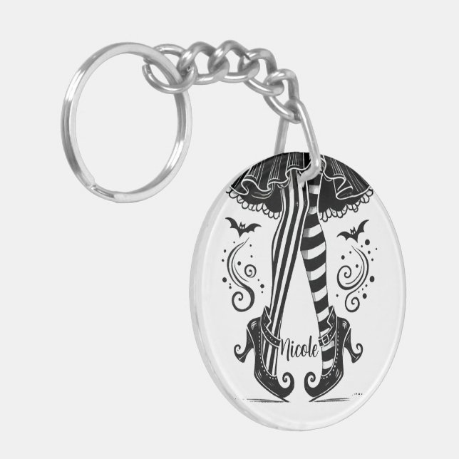 Jeu d'Halloween blanc et noir (Devant gauche)