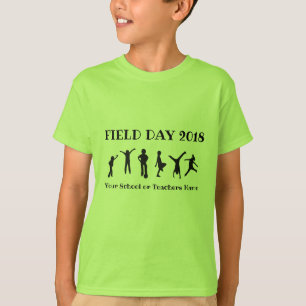 Jeu du T-shirt de jour de manoeuvres d'enfants