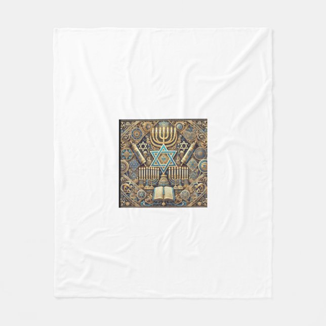 Jeu juif, toison et couverture sherpa (Devant)