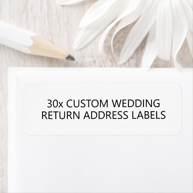 Jeu moderne de 30 mariage personnalisé Adresse de  (En situation)