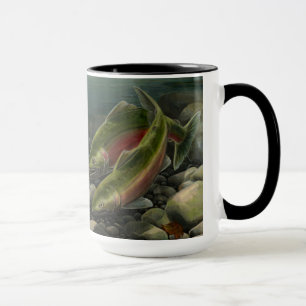 Jeu Pêche Mug Coho Saumon w Bear Cup
