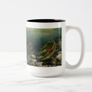 Jeu Pêche Mug Coho Saumon w Bear Cup