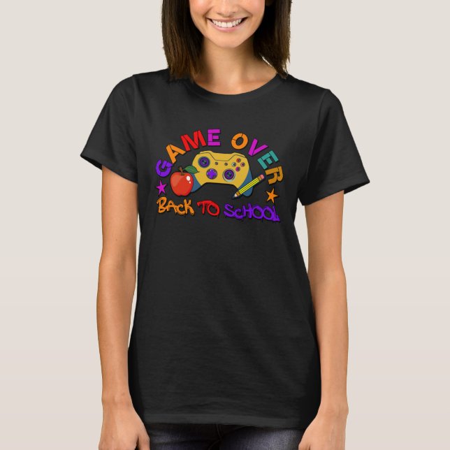 Jeu sur le retour à l'école - T-shirt (Devant)