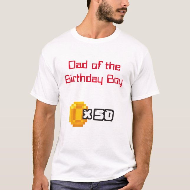 Jeu vidéo Anniversaire Papa T-Shirt (Devant)