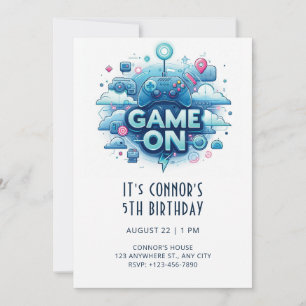 Jeu vidéo Invitation Anniversaire