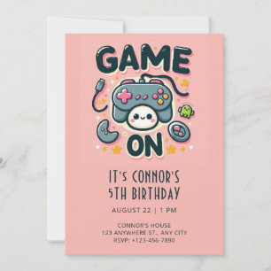 Jeu vidéo Invitation Anniversaire