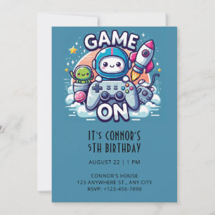 Jeu vidéo Invitation Anniversaire