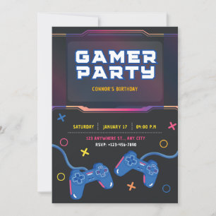 Jeu vidéo Invitation Anniversaire