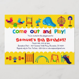 JEUDI Thème - Invitations de fête d'anniversaire
