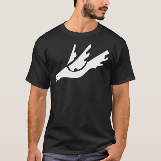 Jeudi White Dove Band Logo Classic T-Shirt (Devant)