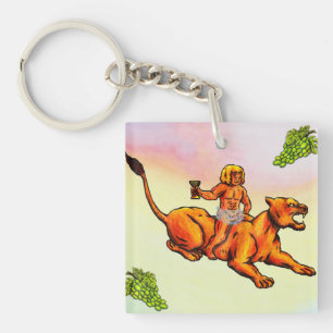 Jeune Bacchus chevauchant une lionne et des raisin