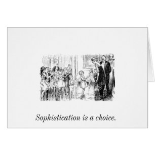 Jeune carte postale de Sophisticate