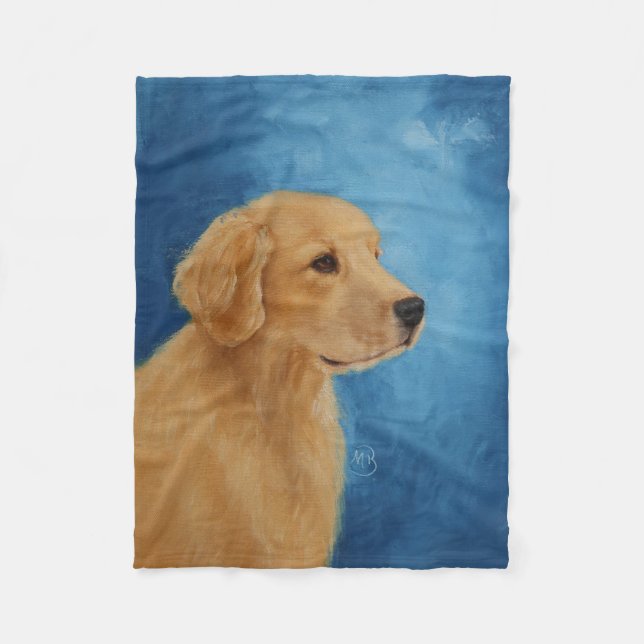 Jeune couverture d'ouatine de golden retriever (Devant)
