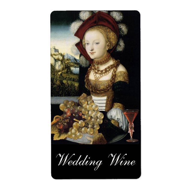 JEUNE FILLE, ANTIQUE VIGNOBLE RAISINS MARIAGE VIN (Devant)