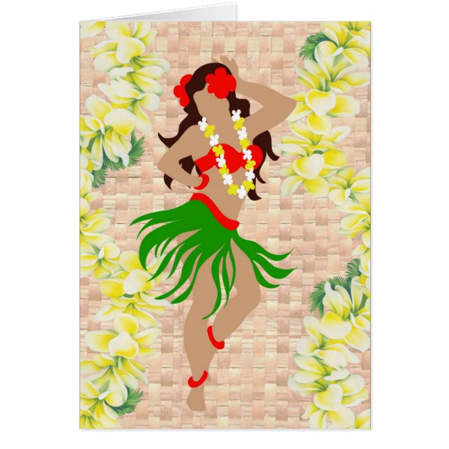 Jeune fille de danse polynésienne (Devant)