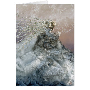 Jeune fille enchantée de glace