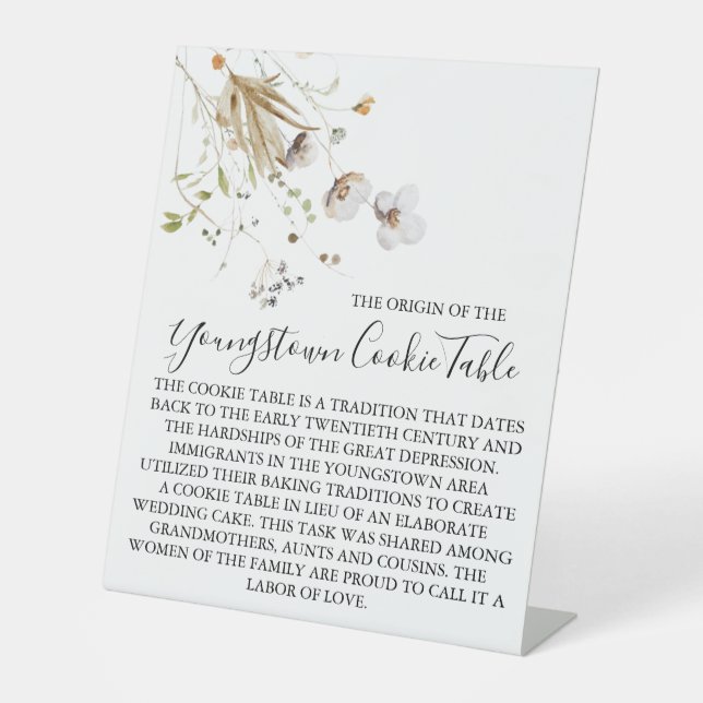 JEUNE MARIAGE DE SIGNE DE TABLEAU DE COOKIE (Recto)