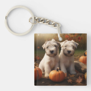 Jeune Terrier Wheaten Autumn Delight Citrouille