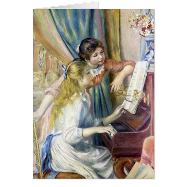 Jeunes filles au piano par Pierre Renoir (Devant)