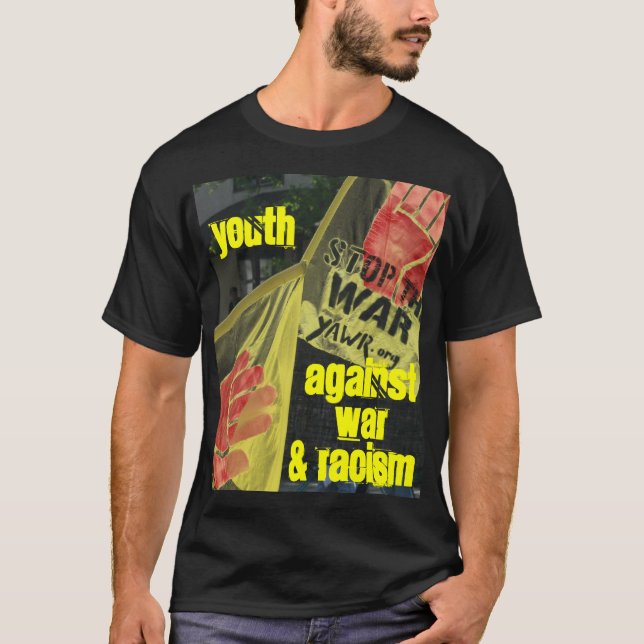 Jeunesse contre la guerre et le T-shirt de racisme (Devant)