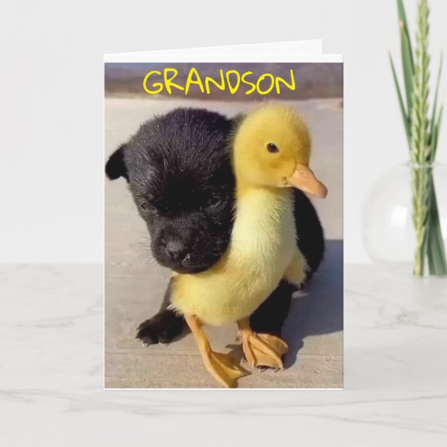 JEUX ANNIVERSAIRE À VOUS **GRANDSON** CARTE (Devant)