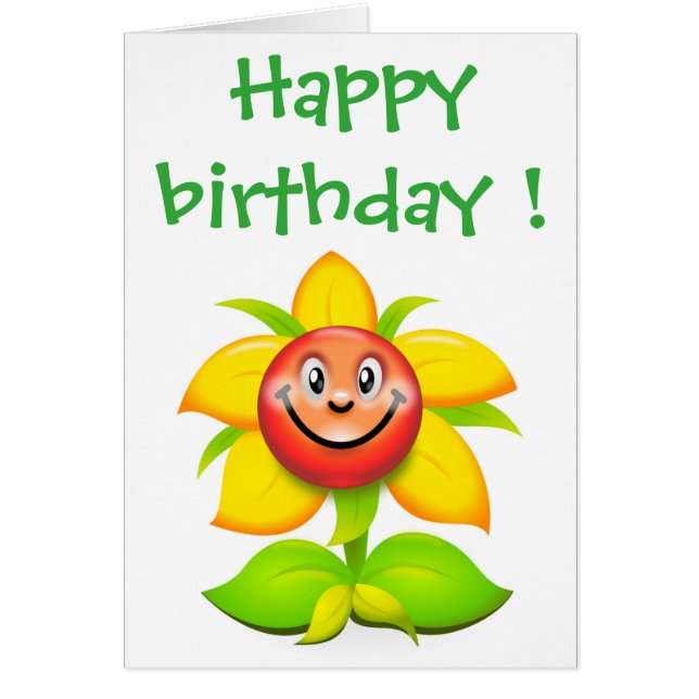 "JEUX ANNIVERSAIRE FACE FLOWER (Devant)